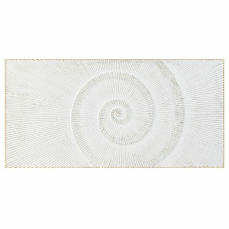 Testiera del Letto DKD Home Decor 160 x 3,5 x 80 cm Dorato Bianco Legno MDF