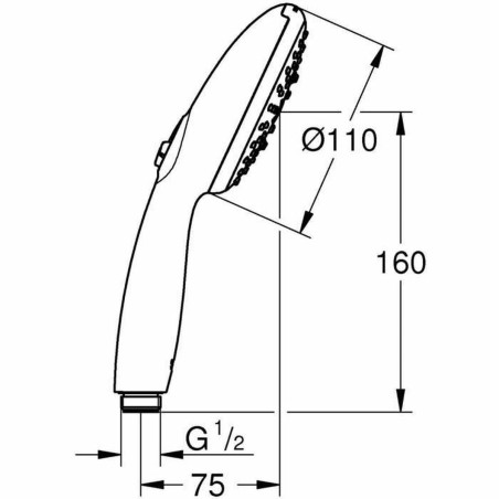 Soffione Grohe Plastica
