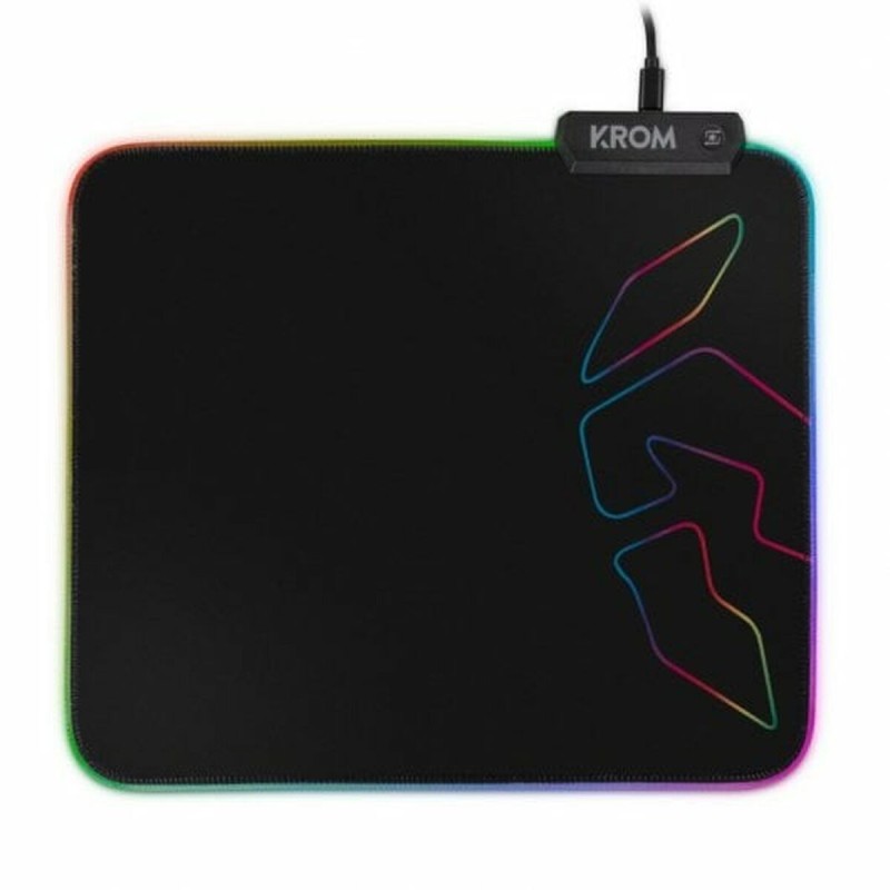 Tappetino Gaming con Illuminazione LED Krom NXKROMKNTRGB Tappetino Gaming con Illuminazione LED Krom NXKROMKNTRGB