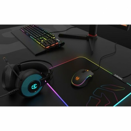 Tappetino Gaming con Illuminazione LED Krom NXKROMKNTRGB