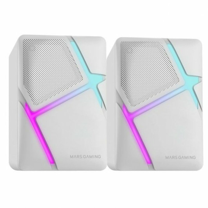 Altoparlanti PC Mars Gaming MSHW Bianco Altoparlanti PC Mars Gaming MSHW Bianco