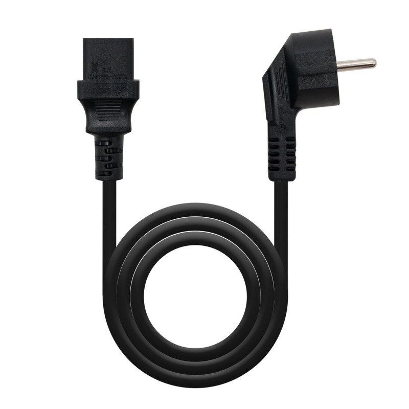 Cavo Alimentazione CPU - Monitor NANOCABLE 10.22.0102 Nero 1,5 m Cavo Alimentazione CPU - Monitor NANOCABLE 10.22.0102 Nero 1,5 m