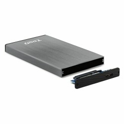 Scatola Esterna TooQ TQE-2527G 2,5" SATA USB 3.0 Grigio Nero/Grigio 2,5"