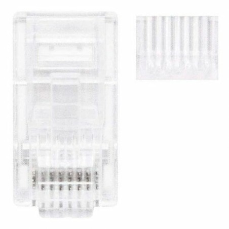 Connettore RJ45 NANOCABLE 10.21.0201-50 Trasparente