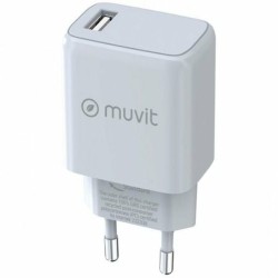 Caricabatterie da Parete Muvit MCACC0002 15 W Bianco