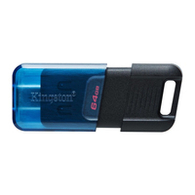 Memoria USB Kingston 80 Azzurro 64 GB Memoria USB Kingston 80 Azzurro 64 GB