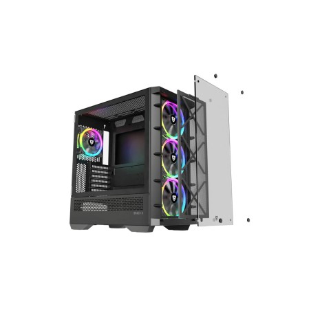 Case computer desktop ATX Nfortec NF-CS-DRACOX-B Nero