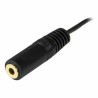 Cavo Prolunga Jack (3,5 mm) Startech MU12MF               3,7 m Nero