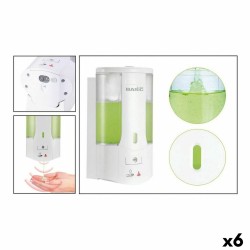 Dispenser di Sapone Basic Home 400 ml 0,4 l Elettrico Da muro (6 Unità)