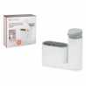 Dispenser di Sapone 2 in 1 per Lavandino Confortime 18 x 6 x 16 cm Portasapone Bianco (12 Unità)