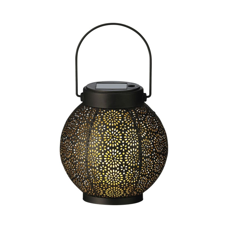 Lanterna Lumineo 897539 Solare 16 cm Nero Metallo Lanterna Lumineo 897539 Solare 16 cm Nero Metallo