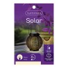 Lanterna Lumineo 897539 Solare 16 cm Nero Metallo