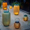 Lanterna Lumineo 897539 Solare 16 cm Nero Metallo