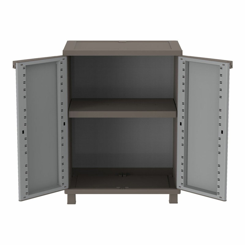 Armadio per Scope Terry Jrattan 370 Grigio Resina 68 x 37,5 x 91,5 cm 1 Mensole Armadio per Scope Terry Jrattan 370 Grigio Resina 68 x 37,5 x 91,5 cm 1 Mensole