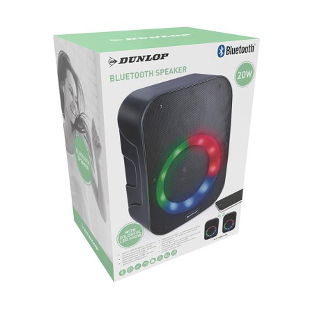 Altoparlante Bluetooth Dunlop TWS 20 W Nero