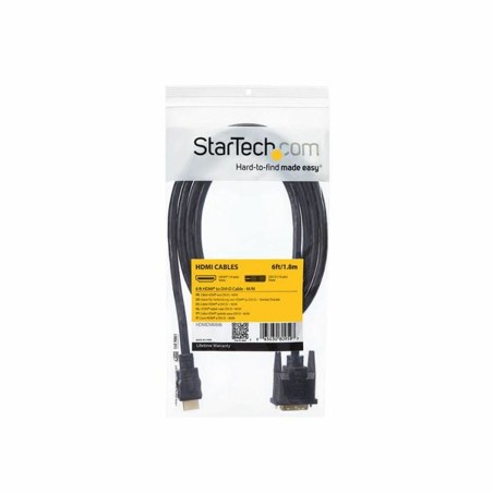 Adattatore HDMI con DVI Startech HDMIDVIMM6           Nero