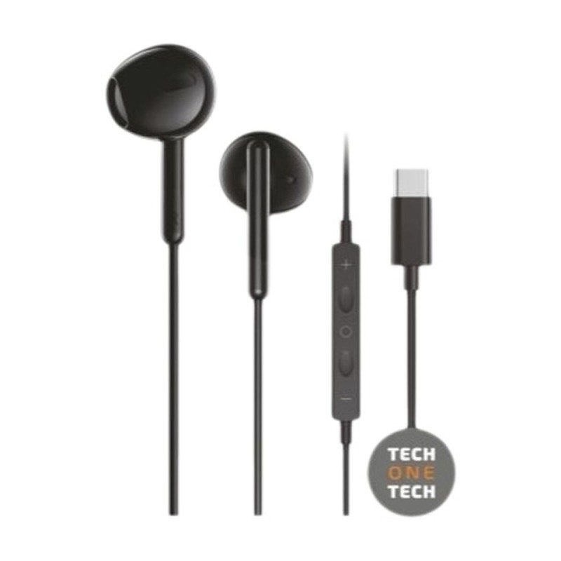 Auricolari Tech One Tech TEC1302 Nero Auricolari Tech One Tech TEC1302 Nero