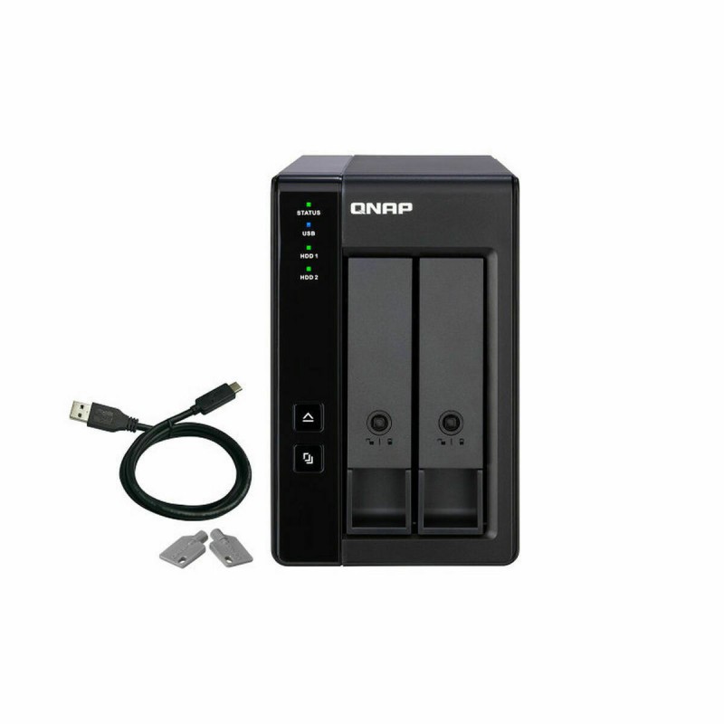 Memorizzazione in Rete NAS Qnap TR-002 Nero Memorizzazione in Rete NAS Qnap TR-002 Nero