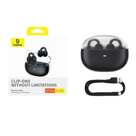 Auricolari con Microfono Baseus A00069201113-00 Nero
