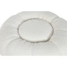 Poggiapiedi Home ESPRIT Bianco Poliestere Metallo 65 x 65 x 35 cm