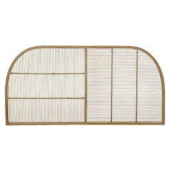 Testiera del Letto DKD Home Decor Naturale Marrone Rattan (160 x 4 x 80 cm)