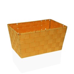 Cestino Multiuso Versa Flandes 20 x 15 x 30 cm Giallo