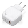Caricabatterie da Parete Aisens ASCH-65W3P026-W Bianco 65 W (1 Unità)