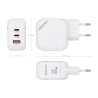 Caricabatterie da Parete Aisens ASCH-65W3P026-W Bianco 65 W (1 Unità)