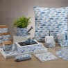 Set di Cestini Versa Aqua 14 x 14 x 14 cm