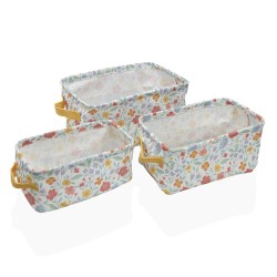 Set di Cestini Versa Flandes 18 x 14 x 28 cm 28 x 18 x 14 cm