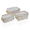 Set di Cestini Versa Flandes 18 x 14 x 28 cm 28 x 18 x 14 cm
