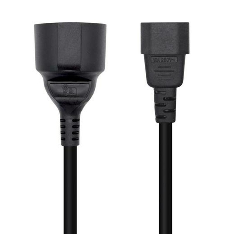 Cavo di Alimentazione Aisens A132-0467 25 cm C14 CEE 7/7 Nero Cavo di Alimentazione Aisens A132-0467 25 cm C14 CEE 7/7 Nero