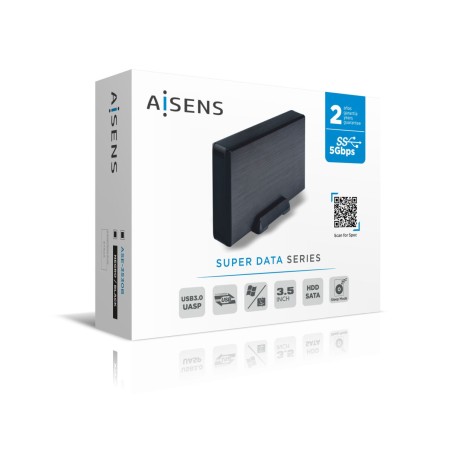 Involucro per Hard Disk Aisens ASE-3530B Nero 3,5"