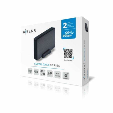 Involucro per Hard Disk Aisens ASE-3530B Nero 3,5"