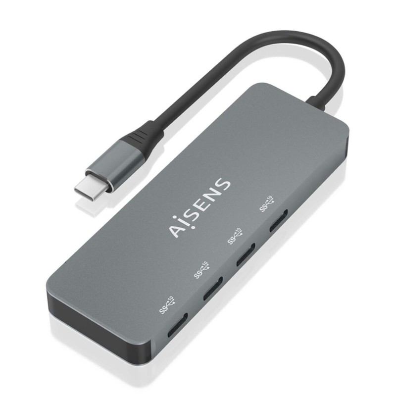 Hub USB Aisens A109-0695 Grigio (1 Unità) Hub USB Aisens A109-0695 Grigio (1 Unità)
