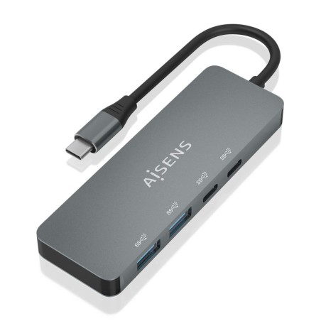 Hub USB Aisens A109-0694 Grigio (1 Unità)