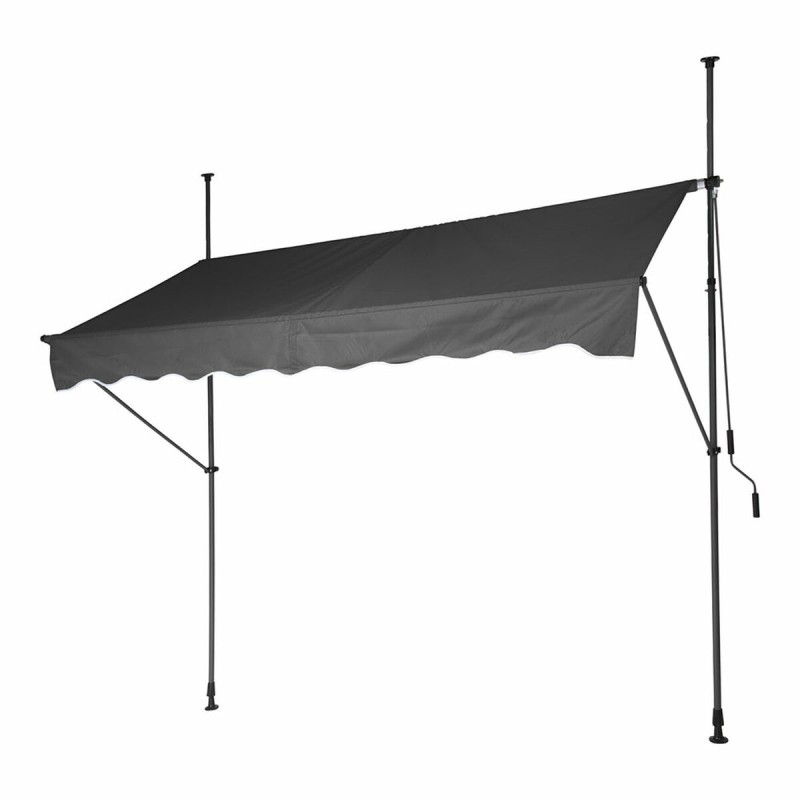 Tenda Regolabile Grigio Poliestere 250 x 120 cm Tenda Regolabile Grigio Poliestere 250 x 120 cm