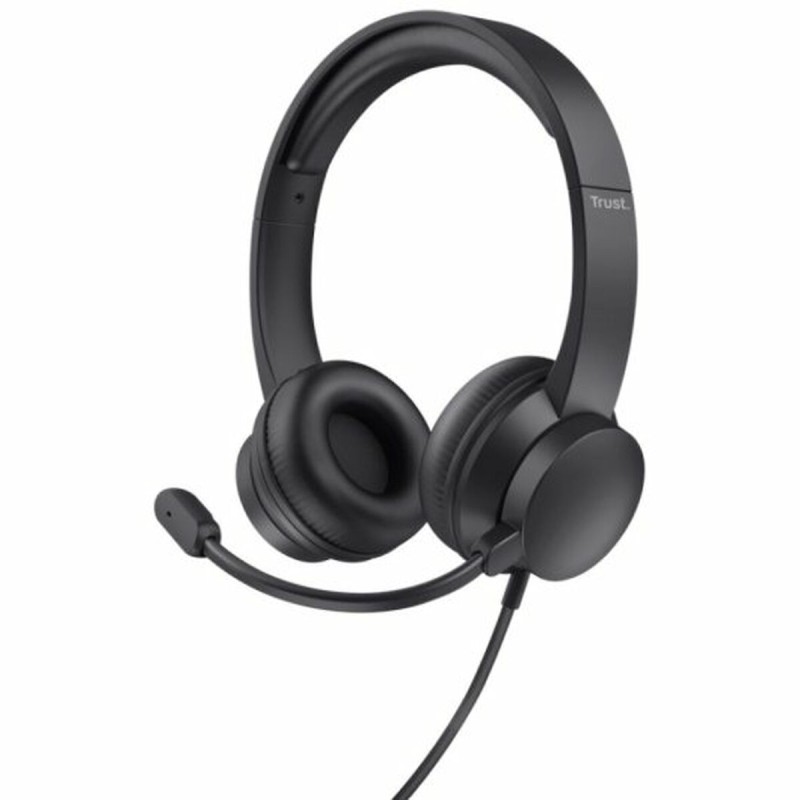 Auricolari con Microfono Trust 25088 Nero Auricolari con Microfono Trust 25088 Nero