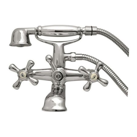 Colonna doccia Rousseau Beverley Metallo Ottone 15 cm Rubinetto Bimando
