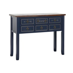 Ingresso Home ESPRIT Marrone Blu Marino 103 x 35 x 80 cm
