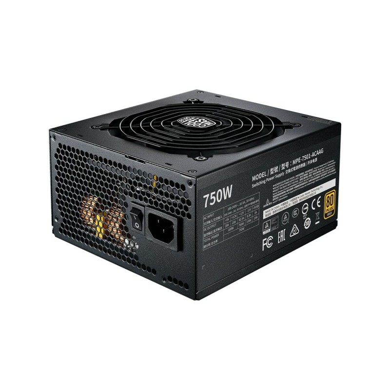 Fonte di Alimentazione Cooler Master MPE-7501-AFAAG-EU ATX 750 W 80 Plus Gold Fonte di Alimentazione Cooler Master MPE-7501-AFAAG-EU ATX 750 W 80 Plus Gold