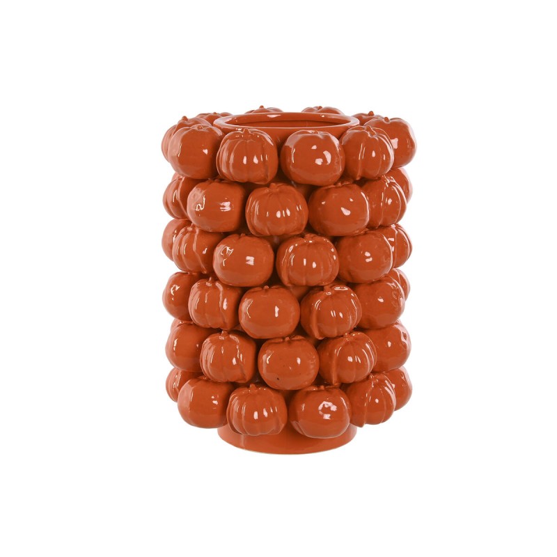 Vaso Home ESPRIT Arancio Ceramica Gres Tropicale 25 x 25 x 30 cm Vaso Home ESPRIT Arancio Ceramica Gres Tropicale 25 x 25 x 30 cm