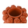 Vaso Home ESPRIT Arancio Ceramica Gres Tropicale 25 x 25 x 30 cm