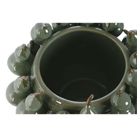 Vaso Home ESPRIT Verde Gres Tropicale 30 x 30 x 23 cm