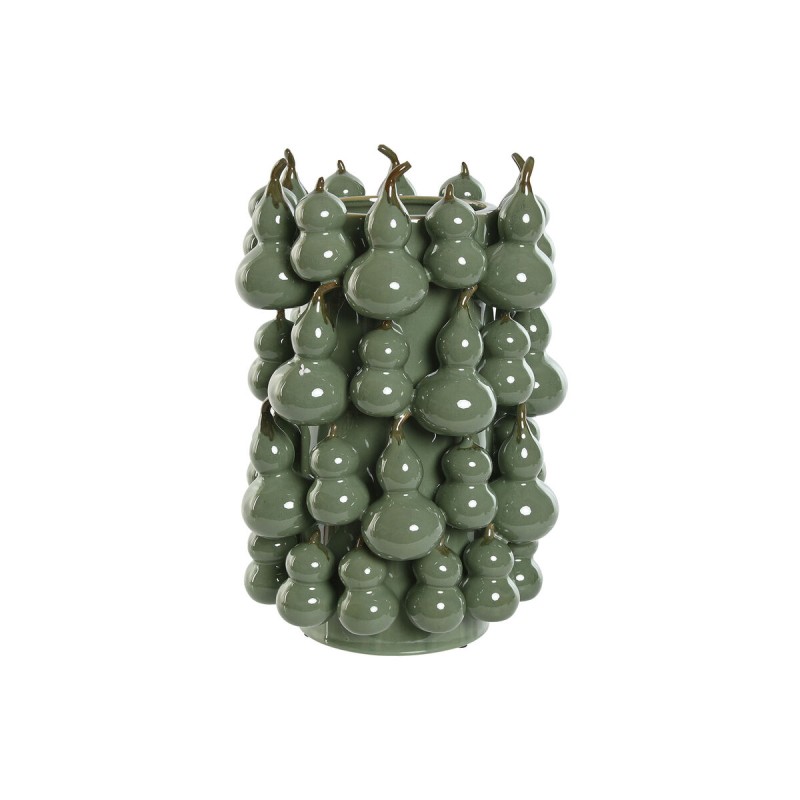 Vaso Home ESPRIT Verde Gres Tropicale 25 x 25 x 30 cm Vaso Home ESPRIT Verde Gres Tropicale 25 x 25 x 30 cm