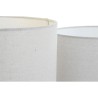 Paralume Home ESPRIT Beige Lino Metallo 40 x 40 x 28 cm (2 Unità)