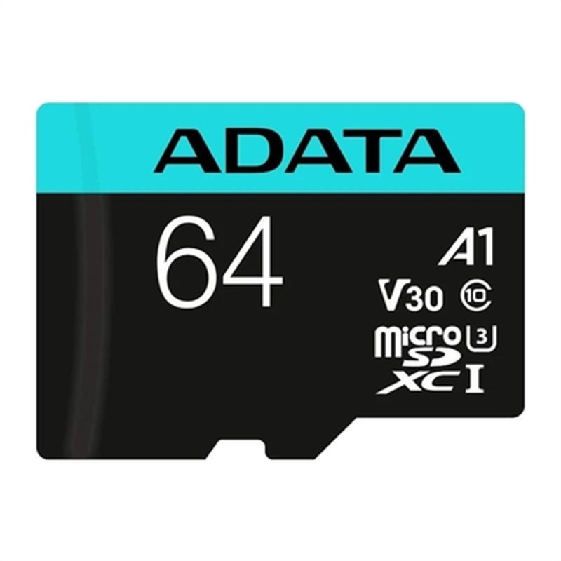 Scheda Micro SD Adata AUSDX64GUI3V30SA2 64 GB Scheda Micro SD Adata AUSDX64GUI3V30SA2 64 GB