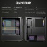 Case computer desktop ATX Antec AX61 Elite Nero