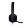 Auricolare con Microfono Gaming Logitech H540 Nero