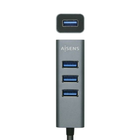 Hub USB Aisens A109-0508 Grigio (1 Unità)